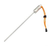 Hochet de plongée sous-marin en acier inoxydable avec dragonne pour la communication et le positionnement du corps sur les récifs (orange)