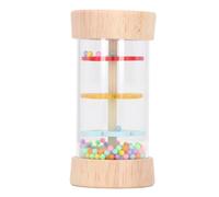 Hochet de Pluie, Bâton de Pluie en Bois Cultiver la Perception Musicale Illumination Musicale sans Danger pour l'éducation Précoce (Petit (9,5 cm/3,7 Pouces))