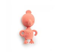 Lilliputiens – Hochet multisensoriel Anaïs le flamant rose en caoutchouc naturel