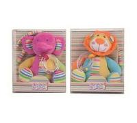 Hochet Eléphant Lion 25cm