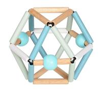 Hochet en bois grabber blue snow