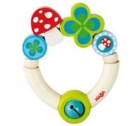 Hochet en bois - porte-bonheur - haba G