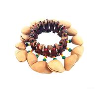 Hochet en coquillage africain, main, son amusant, éducation musicale, accompagnement, convient pour tout le monde, les amateurs de musique folklorique