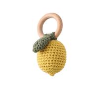 Hochet En Crochet Avec Bracelet Sucette En Bois Pour Bébé,Anneau Tewindsor,Produit Mobile Pour Landau,Cadeaux Pour,1 Pièce - Type Lemon