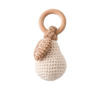 Hochet En Crochet Pour Bébé,Bracelet Sucette Citron/Poire,Anneau Tewindsor En Bois,Landau Mobile,Cadeaux Pour,1 Pièce - Type Pear