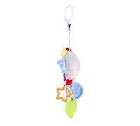Hochet en Peluche, Jouet en Peluche de Dessin animé Confortable avec Crochet pour Poussette de bébé pour Lit de bébé (Hibou)