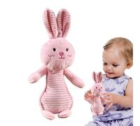 Hochet en peluche, jouets de hochet d'animaux en peluche, soft sensory grab shaker, mignon rabbit bear canard jouet avec conception de poignée à main, jouet bébé interactif pour les nourrissons pour l