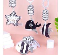 Hochet En Peluche Pour Bébé, Animal De Dessin Animé, Jouet Suspendu, Lit Doux, Berceau, Siège De Voiture, Poussette De Voyage, Jouet Carillons Éoliens, Cadeau Pour Bébé, 1 Pièce