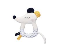 Hochet en velours blanc