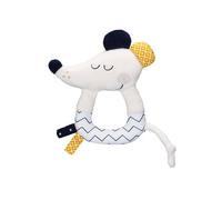 Hochet en velours blanc