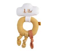 Hochet en velours moutarde - sunlight moutarde TU