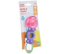 Hochet et anneau de dentition Bright Starts pour b b , r frig rable, joli en rose, partir de 3 mois