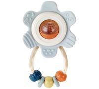 Hochet et anneau de dentition fleur pastel