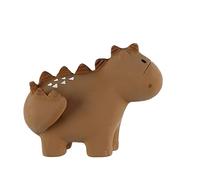 Hochet et jouet bain dinosaure ocre - Noukie's