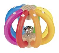 Goki Hochet flexible en bois Arc-en-ciel multicolore