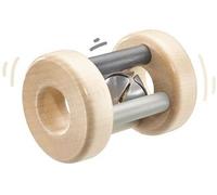 Selecta 64003 Hochet roulant « Nuage » en bois, gris, 7 cm