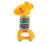 Hochet Girafe - FISHER PRICE - Facile à tenir - Corps souple - Anneau cliquette