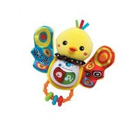 Hochet interactif piou piou, l'oiseau - musical et lumineux - activites, textures, couleurs - jouet eveil des sens bebe et carte