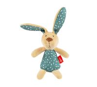 Hochet lapin bleu pétrole