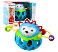 Hochet Leantoys Balle souple en forme de hérisson avec hochet jouet sensoriel bleu