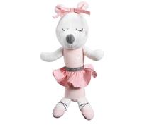 Hochet - Lilibelle - Petite souris danseuse étoile - Rose - Pour bébé fille dès 1 mois