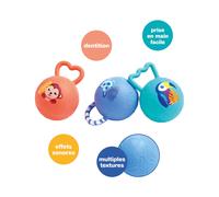 Hochet Ludi JBM - Ball Rattle - Multicolore - Modèle choisi aléatoirement