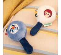 Lilliputiens – Duo de hochets Maracas en peluche – Bleu