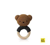 Hochet Miffy Teether Eco-Cotton Just Dutch Noir TU