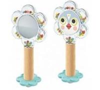 Hochet Miroir Baby Flower Beige G