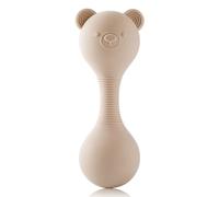 Hochet Musical En Silicone Pour,1 Pièce,Motif Animal,Dessin,Ours,Maracas,Jouet,Sucette,Bracelet,Sans Bpa,Tewindsor,Cadeau - Type Beige