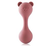 Hochet Musical En Silicone Tewindsor Pour Bébé,Jouet Maracas,Ours De Dessin,Marteau De Sable,Cadeau De Naissance,Qualité Alimentaire #B