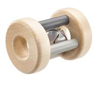 Selecta 64003 Hochet roulant « Nuage » en bois, gris, 7 cm