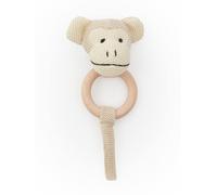 Hochet Peluche Faon Ella, Anneau Dentition Bois Singe