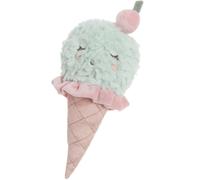 Hochet peluche glace à la menthe