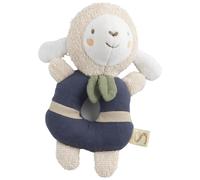 Hochet Bébé En Coton Bio Bleu