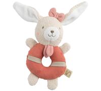 Hochet Bébé En Coton Bio Rose