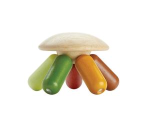 Hochet pieuvre couleurs végétales