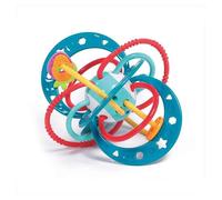 Ludi Hochet Planète – Balle d'activité dès 3 mois, couleurs vives, textures variées – Multicolore