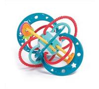 Ludi Hochet Planète – Balle d'activité dès 3 mois, couleurs vives, textures variées – Multicolore