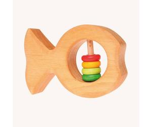 Hochet Poisson Multi-coloured TU