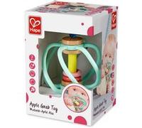 Hochet pomme silicone et bois hape Rose G
