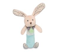 BABY NAT' - Hochet pouet lapin POUPI "nature" - BN0601 -Beige