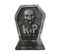 Hochet pour nouveau-né - 1 pièce - En mousse - RIP - Pierres tombales - Décoration d'Halloween - Pelouse - Décoration de maison - Stylo magique avec encre invisible (A, taille unique)