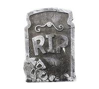 Hochet pour nouveau-né - 1 pièce - En mousse - RIP - Pierres tombales - Décoration d'Halloween - Pelouse - Décoration de maison - Stylo magique avec encre invisible (B, taille unique)