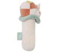 Jollein Hochet bébé - Pretty Picnic, Ladybug - hochet en tissu tout doux coccinelle - bouclé & velours - lavage à la main - jouet bébé - stimule les sens et la motricité