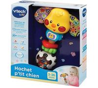 Hochet P'tit Chien - VTECH - Avec détecteur de mouvement - Couleurs vives - Tissu bruissant