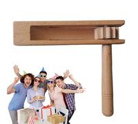 Hochet rotatif en bois : jouet traditionnel à cliquet, hochet rotatif à cliquet, hochets en bois, hochets rotatifs à cliquet, équipement d'instruments de musique
