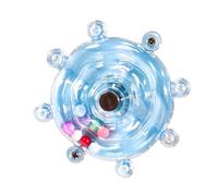 Hochet rotatif pour perroquet, perruche, pour aras, inséparables, calopsittes Bleu