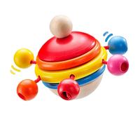 Selecta Hochet Rotondo 61068 – Jouet sphérique tournant en bois 7,5 cm