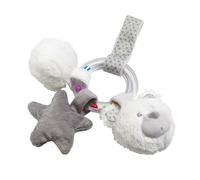 Hochet - SAUTHON - Ours en velours gris - Mixte - 1 mois et plus - 7x7x5cm